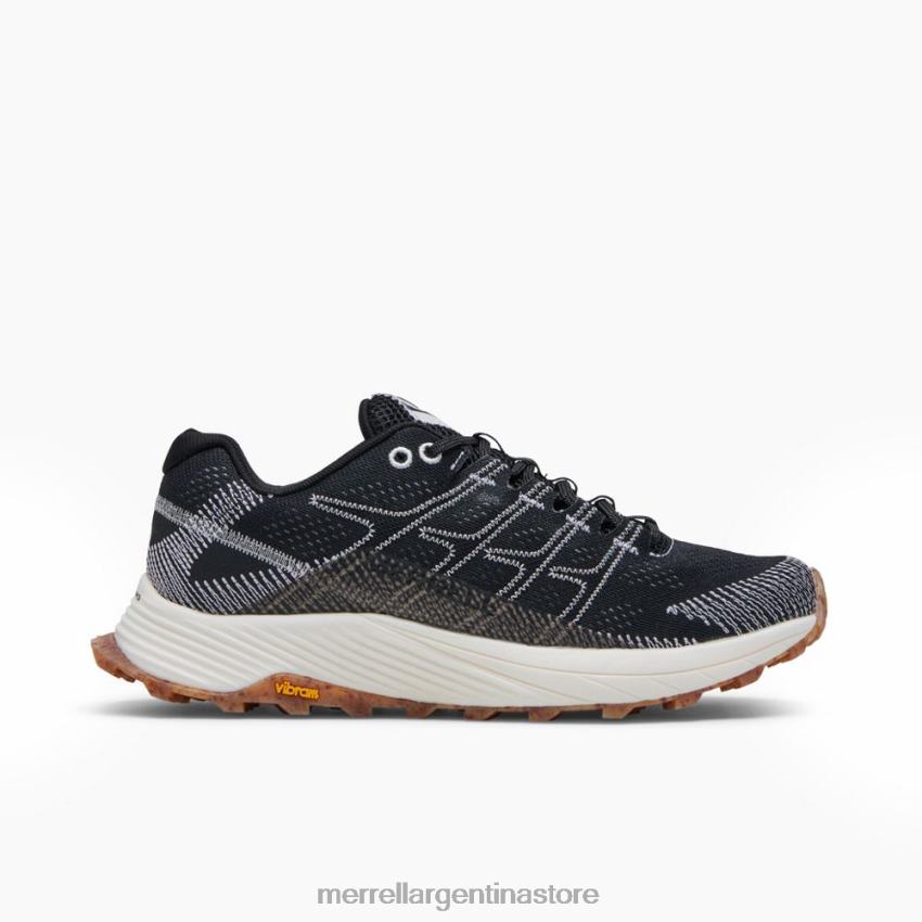 mujer zapatos blanco negro NL2ZZ674 Merrell moab flight eco tinte ancho ancho (j067092w)