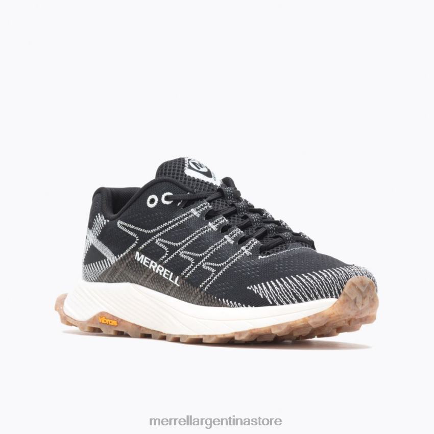 mujer zapatos blanco negro NL2ZZ674 Merrell moab flight eco tinte ancho ancho (j067092w)