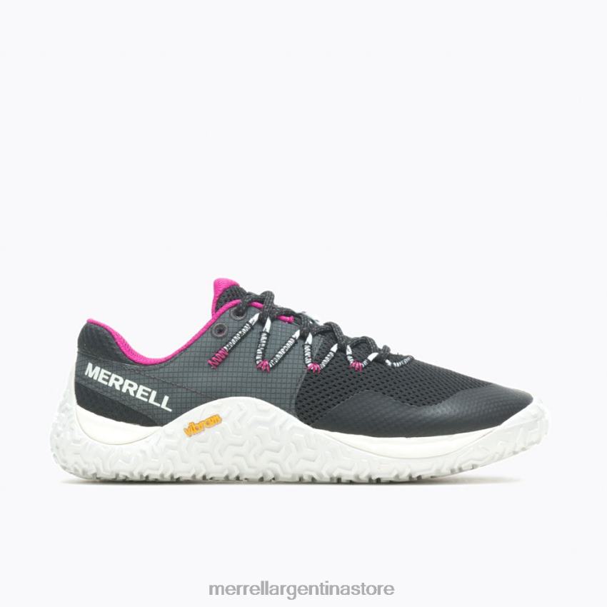 mujer zapatos blanco negro NL2ZZ862 Merrell guante de trail 7 (j067706)