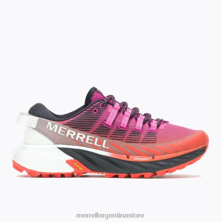 mujer zapatos fucsia/mandarina NL2ZZ925 Merrell pico de agilidad 4 (j067524)