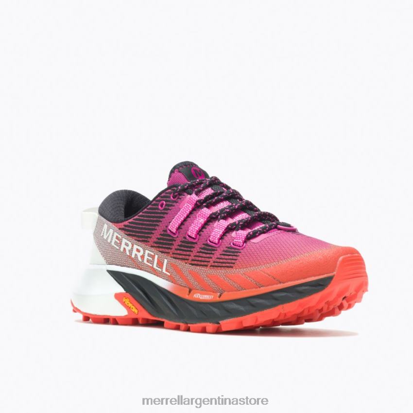 mujer zapatos fucsia/mandarina NL2ZZ925 Merrell pico de agilidad 4 (j067524)