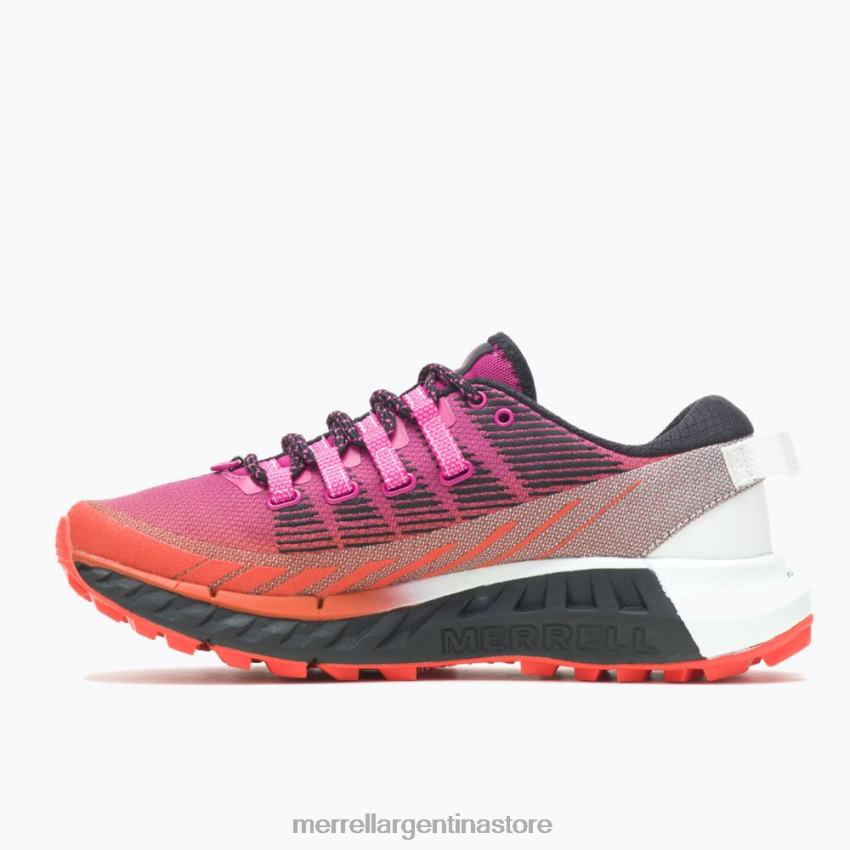 mujer zapatos fucsia/mandarina NL2ZZ925 Merrell pico de agilidad 4 (j067524)