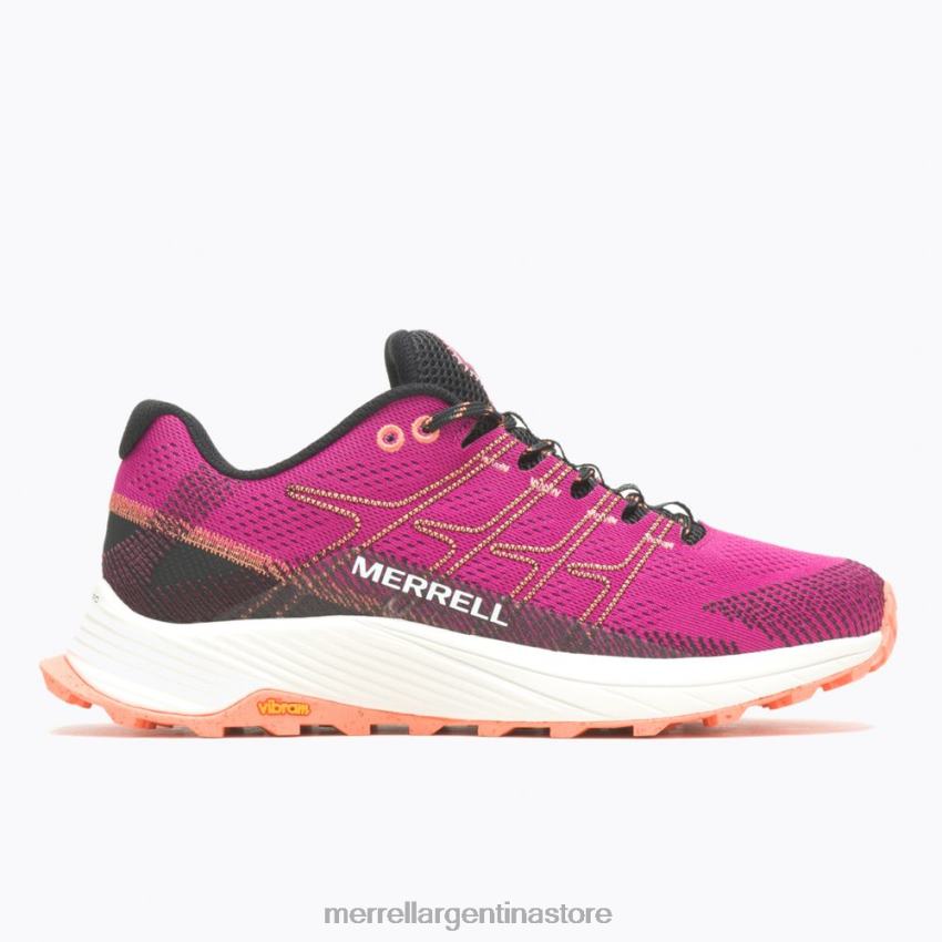 mujer zapatos fucsia/negro NL2ZZ968 Merrell vuelo moab (j067642)
