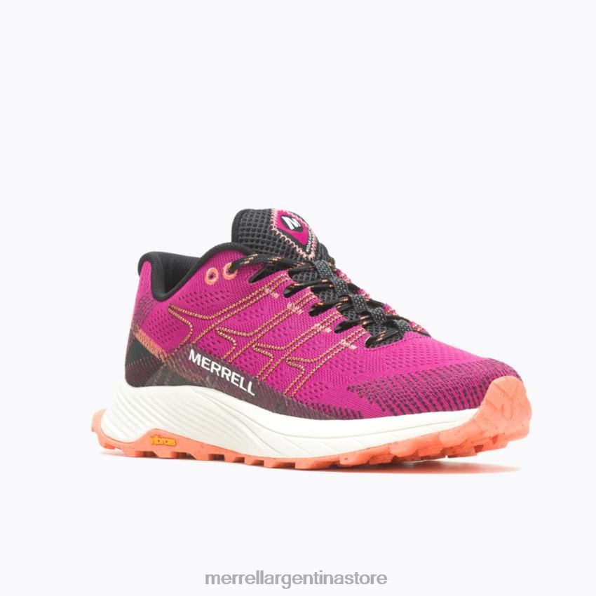 mujer zapatos fucsia/negro NL2ZZ968 Merrell vuelo moab (j067642)