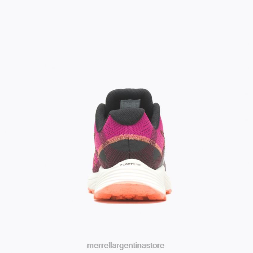 mujer zapatos fucsia/negro NL2ZZ968 Merrell vuelo moab (j067642)