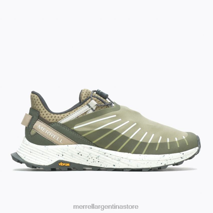 mujer zapatos aceituna NL2ZZ541 Merrell zapatillas de deporte con escudo de encaje de embarcación (j004902)