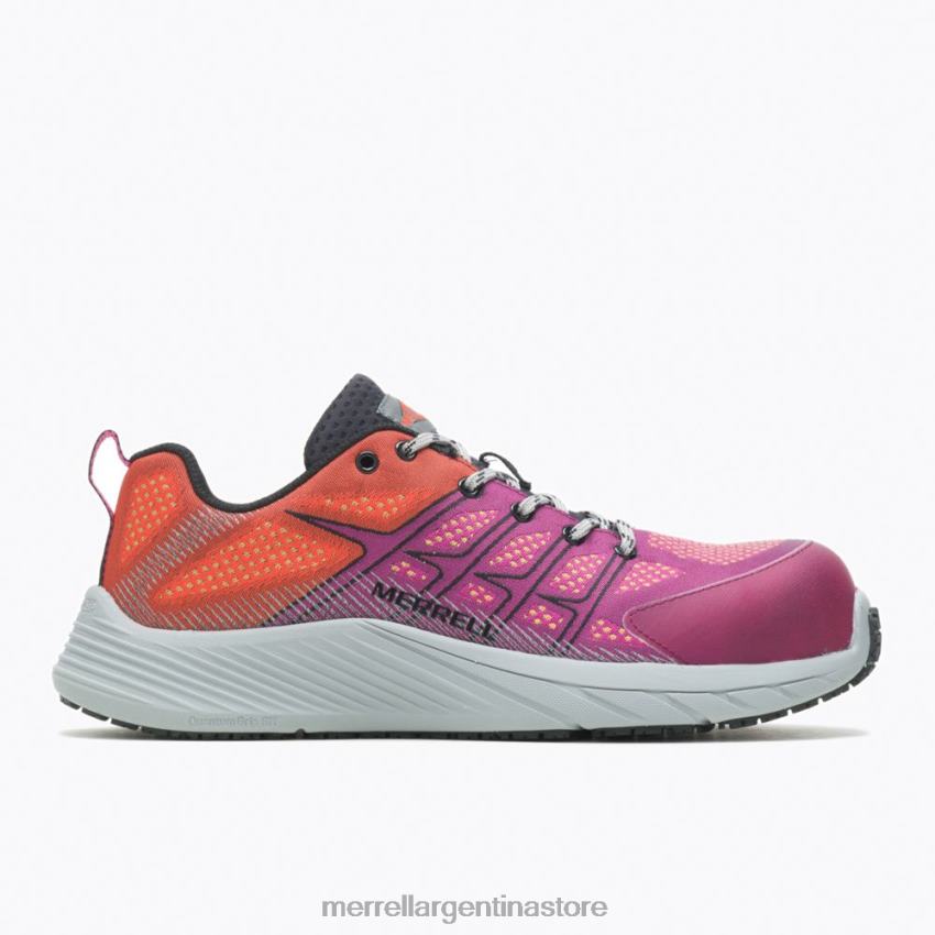 mujer zapatos fucsia NL2ZZ1238 Merrell moab vuelo fibra de carbono (j005236)