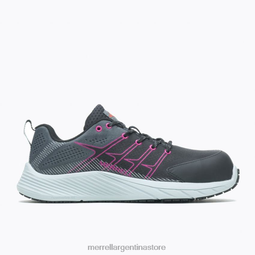 mujer zapatos negro/fucsia NL2ZZ1237 Merrell moab vuelo fibra de carbono (j005174)