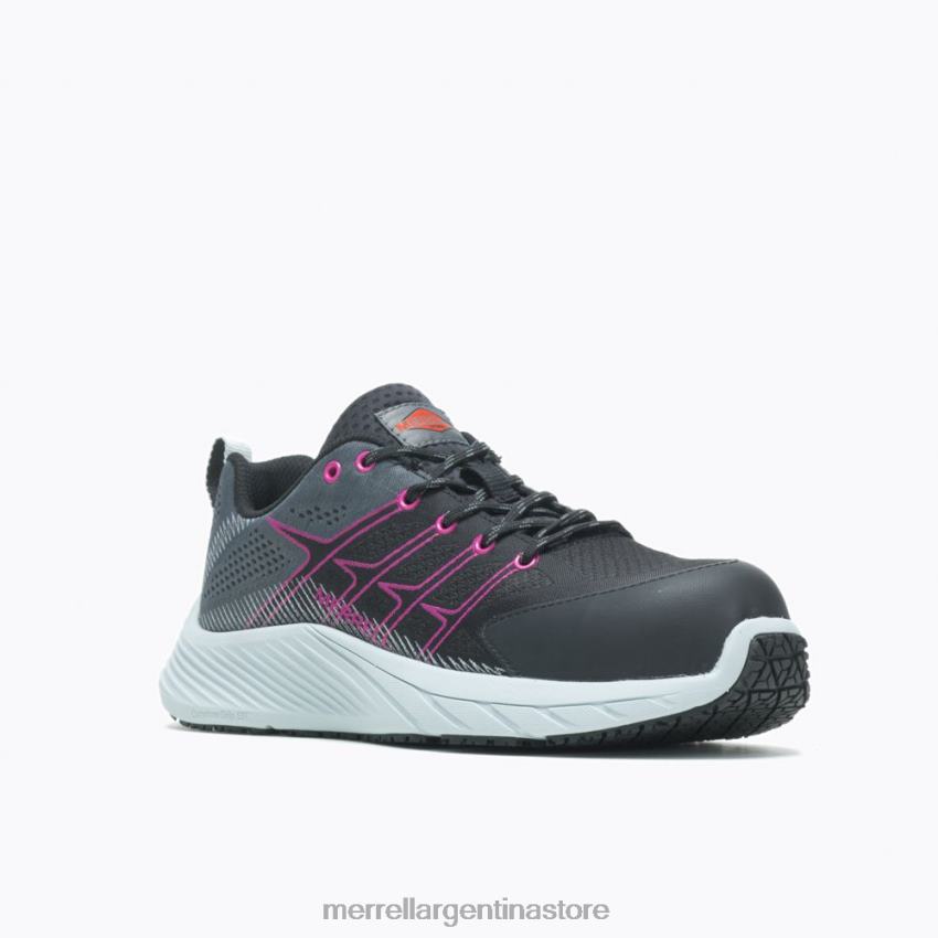 mujer zapatos negro/fucsia NL2ZZ1237 Merrell moab vuelo fibra de carbono (j005174)