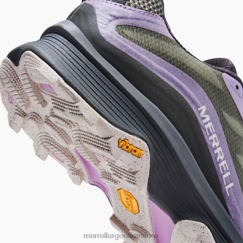 mujer zapatos liquen NL2ZZ819 Merrell velocidad moab (j135408)