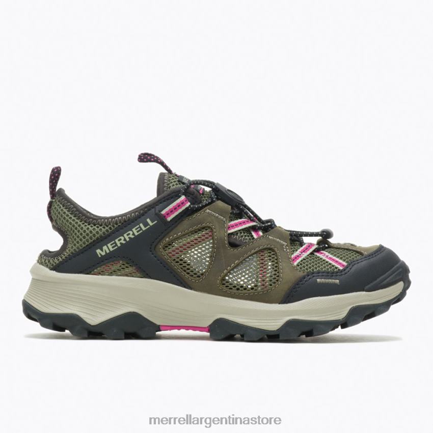 mujer zapatos liquen NL2ZZ979 Merrell tamiz de cuero speed strike (j135168)