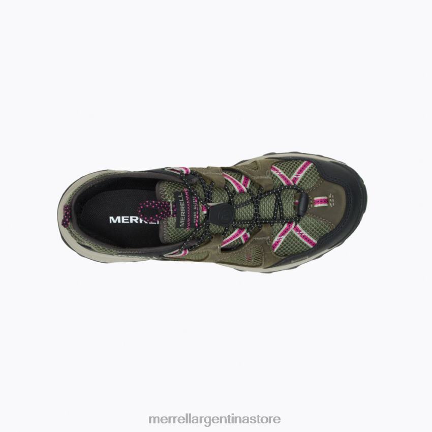 mujer zapatos liquen NL2ZZ979 Merrell tamiz de cuero speed strike (j135168)
