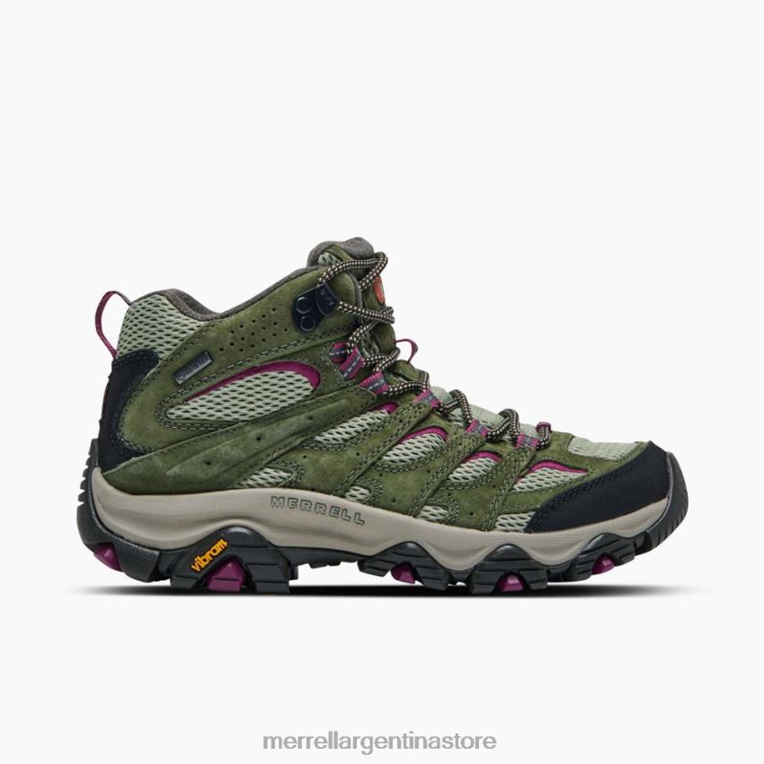 mujer zapatos liquen/morera NL2ZZ899 Merrell moab 3 mid gore-tex (j035818)