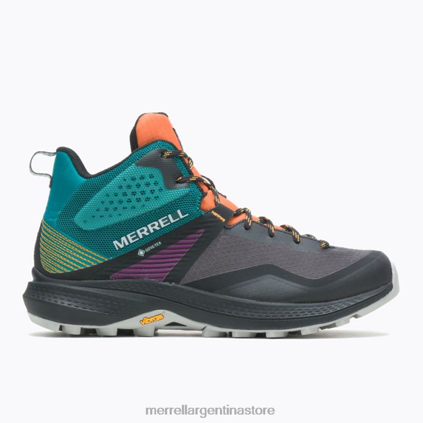 mujer zapatos mandarina/verde azulado NL2ZZ1167 Merrell mqm 3 mid gore-tex (j135528)