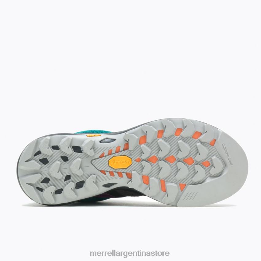 mujer zapatos mandarina/verde azulado NL2ZZ1167 Merrell mqm 3 mid gore-tex (j135528)