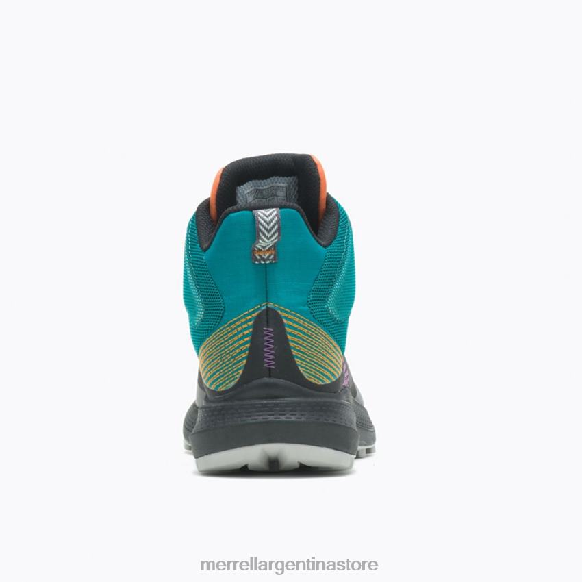 mujer zapatos mandarina/verde azulado NL2ZZ1167 Merrell mqm 3 mid gore-tex (j135528)