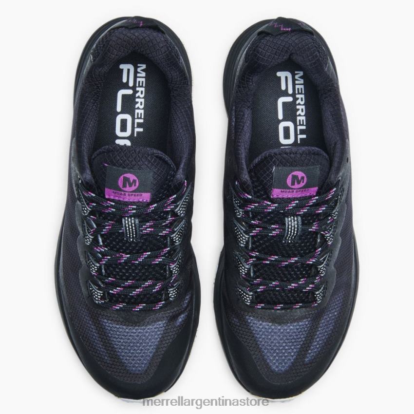 mujer zapatos negro NL2ZZ816 Merrell velocidad moab (j135404)