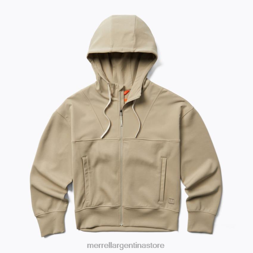 mujer ropa aluminio NL2ZZ1012 Merrell sudadera con capucha Momentum (jws26767-208)