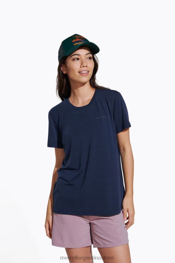 mujer ropa Armada NL2ZZ996 Merrell camiseta de todos los días con tencel (jws26442-353)
