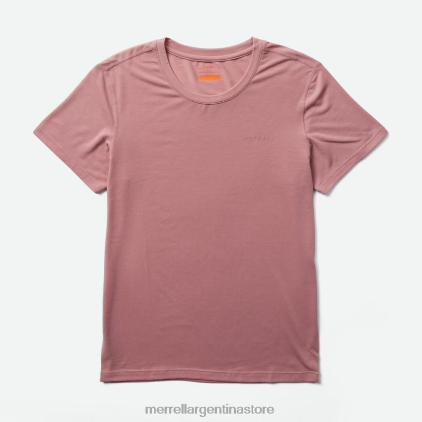 mujer ropa ceniza rosa NL2ZZ997 Merrell camiseta de todos los días con tencel (jws26442-627)