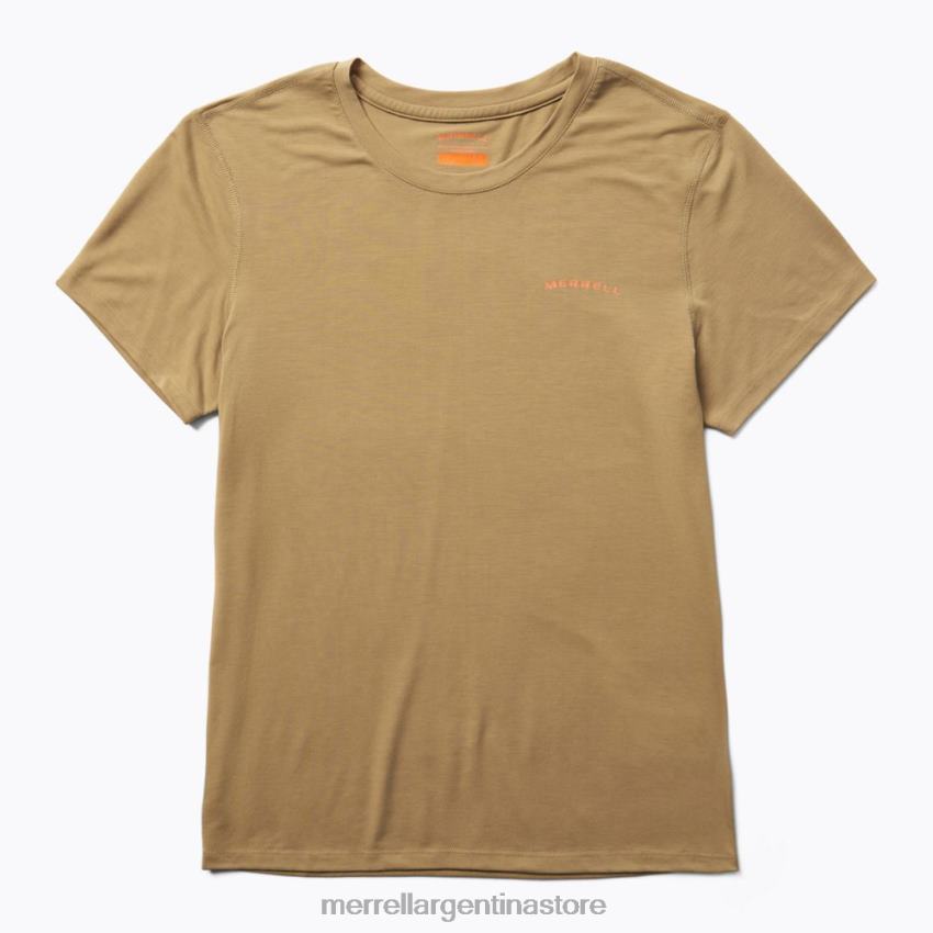 mujer ropa madera de olmo NL2ZZ1003 Merrell camiseta de todos los días con tencel (jws26442-168)