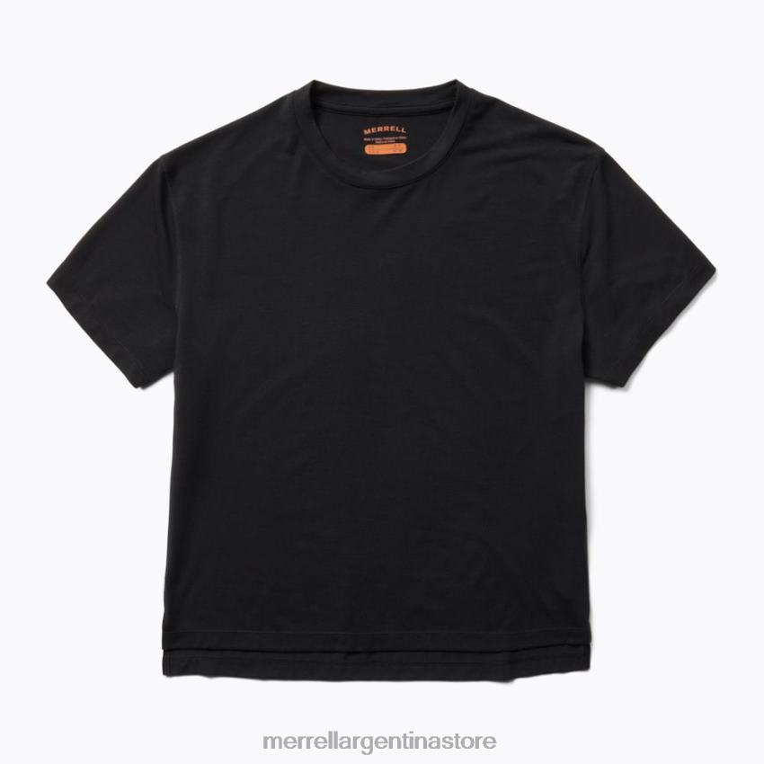 mujer ropa negro NL2ZZ1009 Merrell camiseta perfecta con tencel (jws26864-010)
