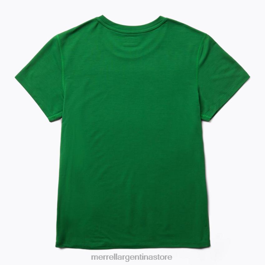 mujer ropa verde abundante NL2ZZ1001 Merrell camiseta de todos los días con tencel (jws26442-320)