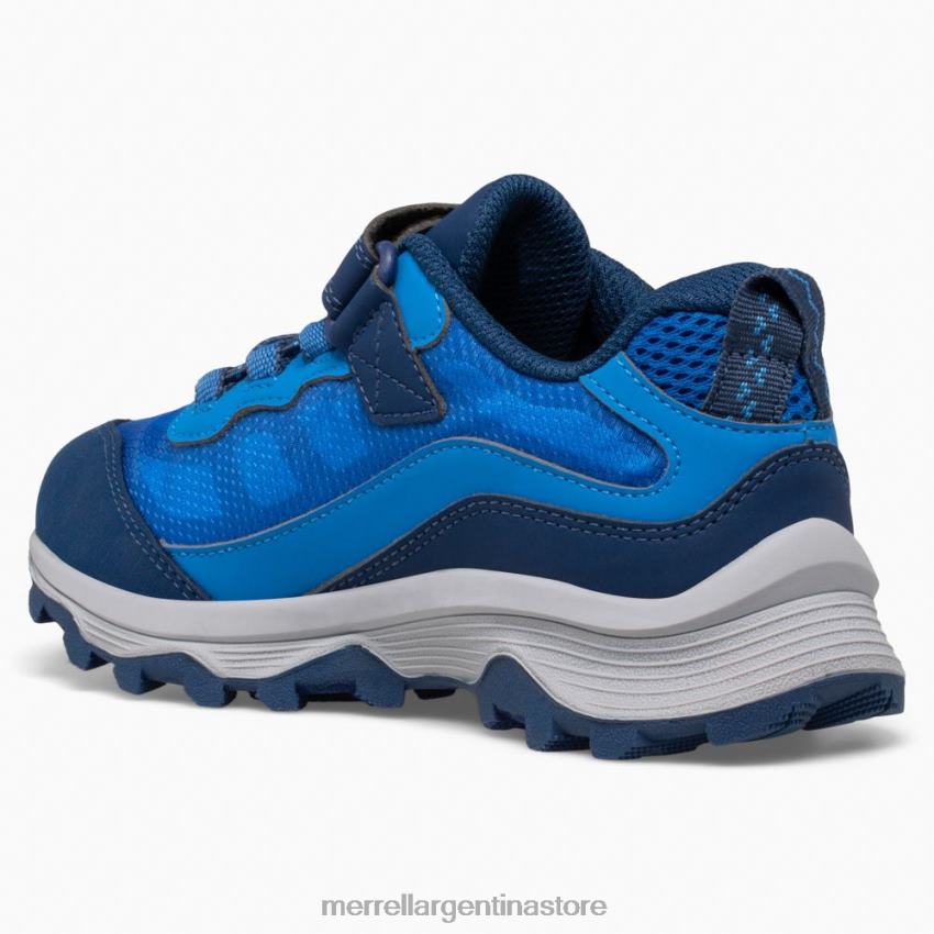 niños zapatos azul NL2ZZ1363 Merrell moab speed low a/c resistente al agua (mk265979)