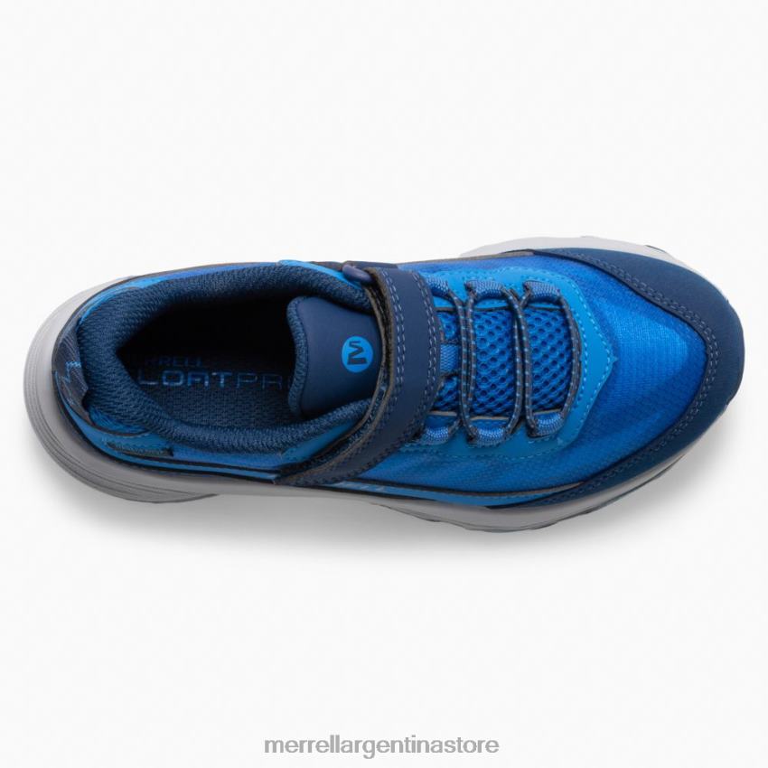 niños zapatos azul NL2ZZ1363 Merrell moab speed low a/c resistente al agua (mk265979)