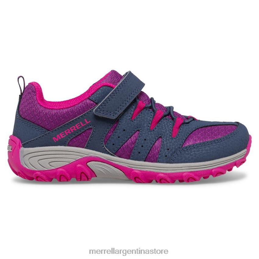 niños zapatos azul marino/baya/gris NL2ZZ1456 Merrell zapatillas bajas outback 2 (mk165720)