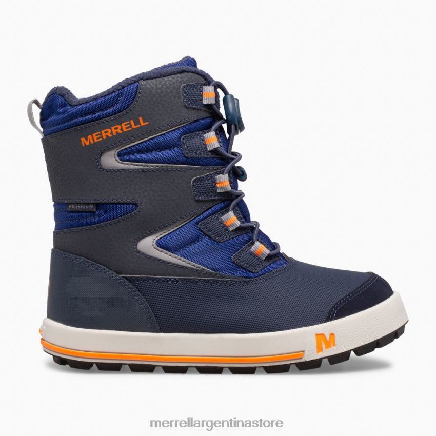 niños zapatos azul marino/cobalto/naranja NL2ZZ1482 Merrell bota snow bank 3.0 (mk265184k)