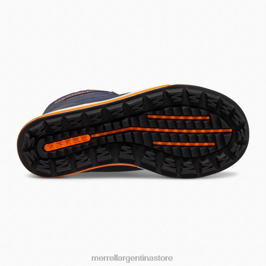 niños zapatos azul marino/cobalto/naranja NL2ZZ1482 Merrell bota snow bank 3.0 (mk265184k)