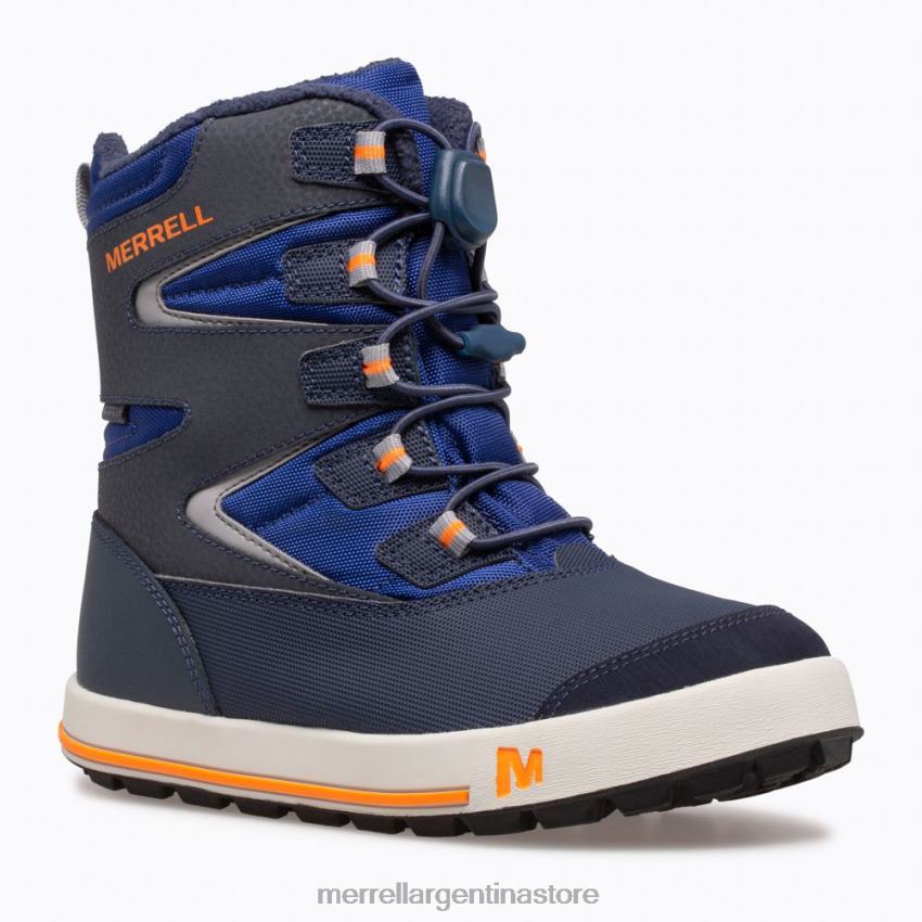 niños zapatos azul marino/cobalto/naranja NL2ZZ1482 Merrell bota snow bank 3.0 (mk265184k)
