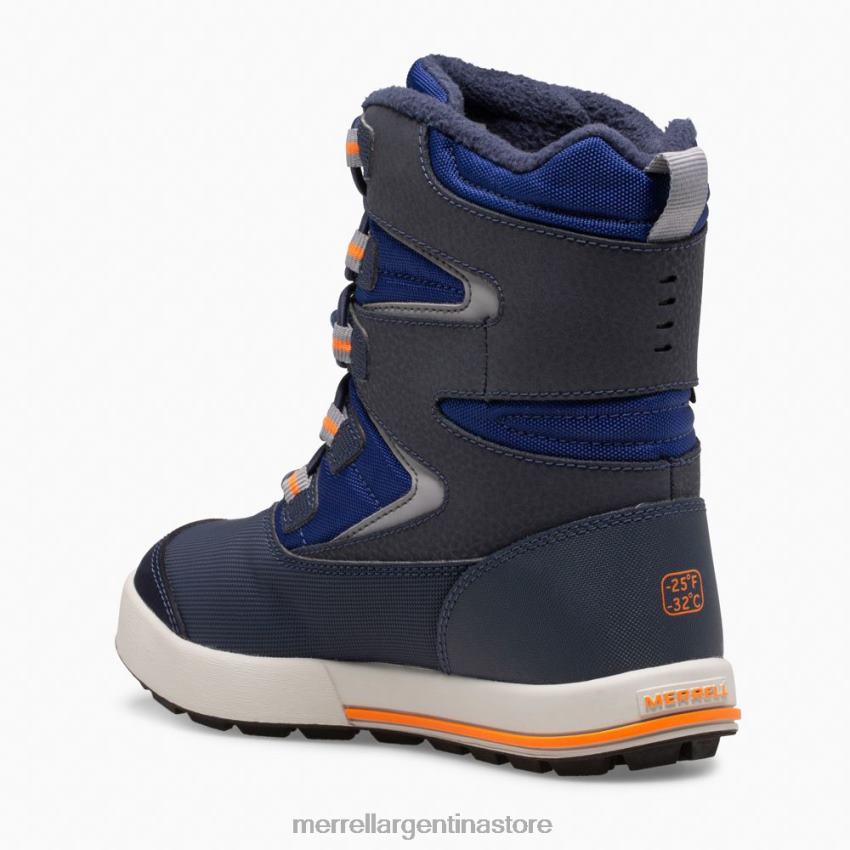 niños zapatos azul marino/cobalto/naranja NL2ZZ1482 Merrell bota snow bank 3.0 (mk265184k)