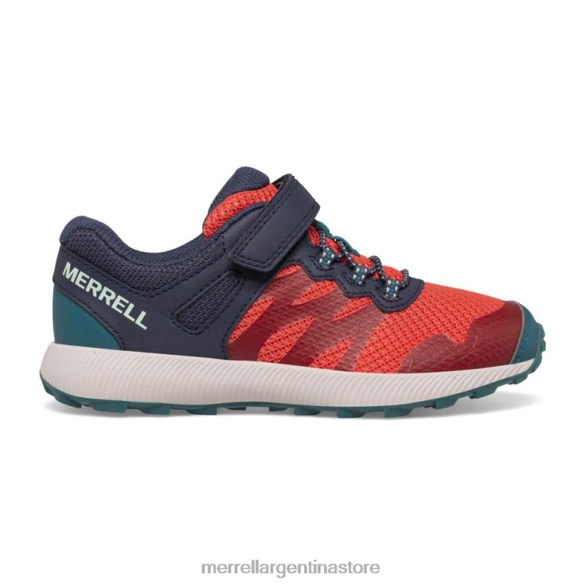 niños zapatos azul marino/coral NL2ZZ786 Merrell zapatillas nova 2 (mk166240)