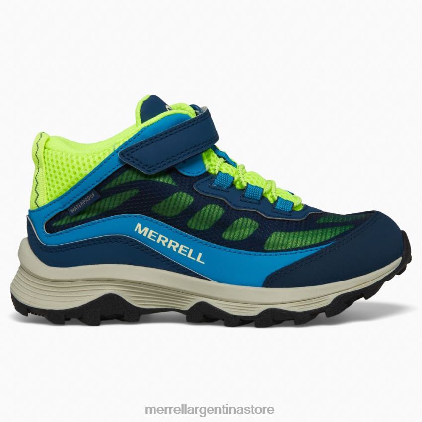 niños zapatos azul marino/hola a saber NL2ZZ1384 Merrell moab speed mid a/c impermeable (mk267121)