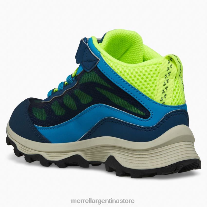 niños zapatos azul marino/hola a saber NL2ZZ1384 Merrell moab speed mid a/c impermeable (mk267121)