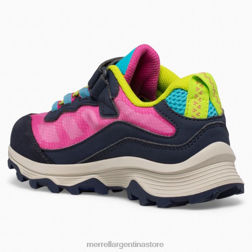 niños zapatos azul marino/multi NL2ZZ1367 Merrell moab speed low a/c resistente al agua (mk166216)