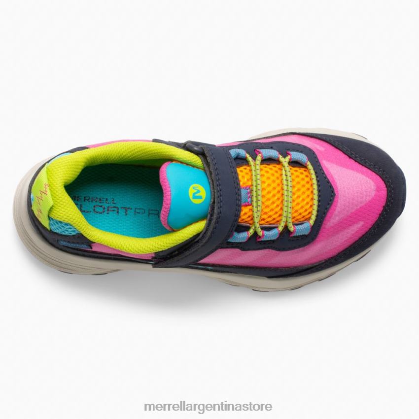 niños zapatos azul marino/multi NL2ZZ1367 Merrell moab speed low a/c resistente al agua (mk166216)