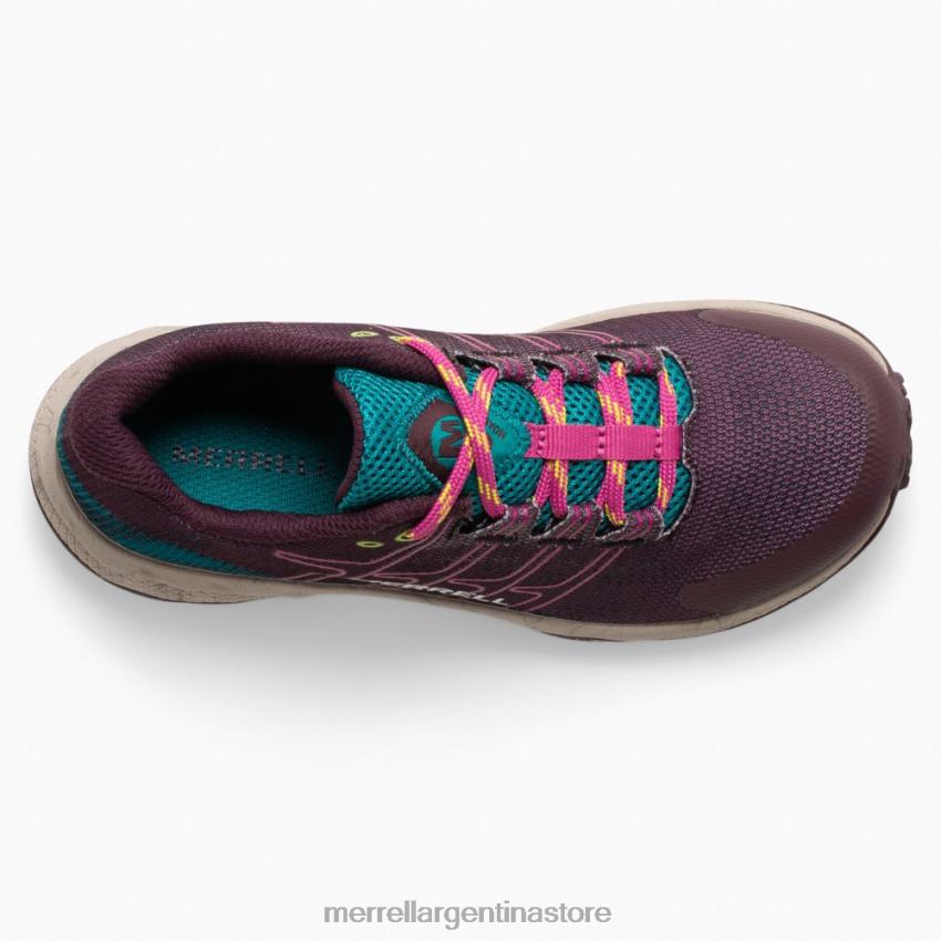 niños zapatos burdeos NL2ZZ1436 Merrell vuelo moab bajo (mk165734)