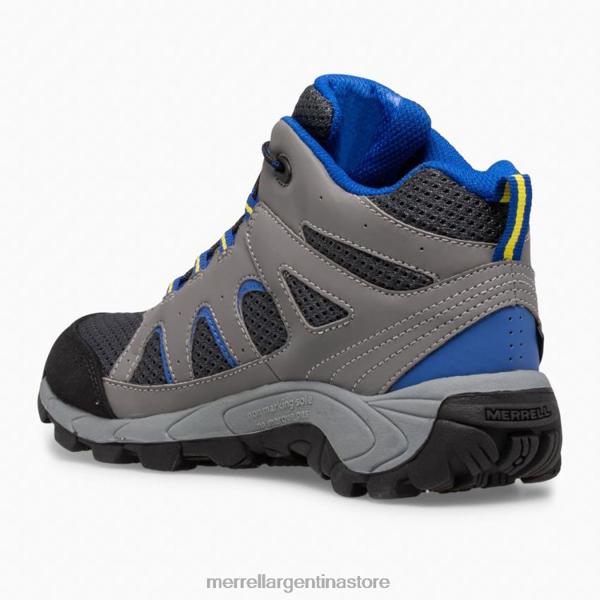 niños zapatos carbón NL2ZZ1446 Merrell bota impermeable Oakcreek Mid Lace (mk264767)