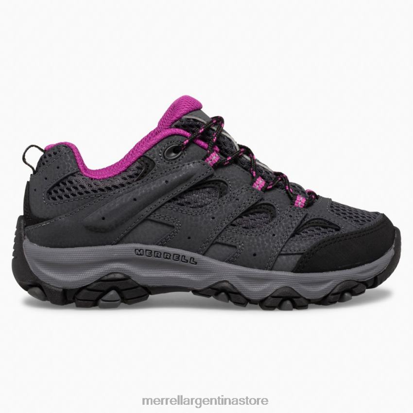 niños zapatos granito/baya NL2ZZ1429 Merrell moab 3 zapatos de cordones bajos (mk165708)