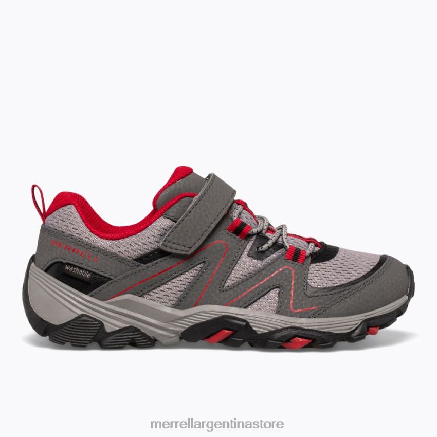 niños zapatos gris/rojo/negro NL2ZZ1351 Merrell búsqueda de senderos (mk263181)