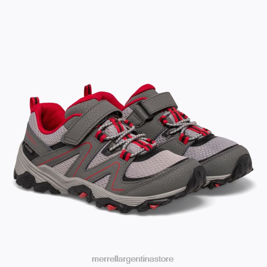 niños zapatos gris/rojo/negro NL2ZZ1351 Merrell búsqueda de senderos (mk263181)