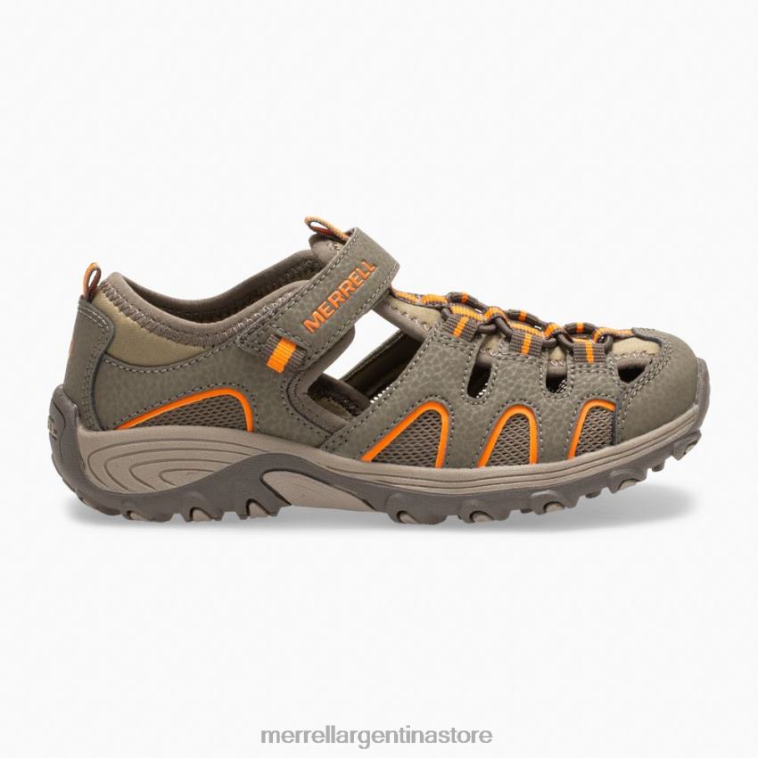 niños zapatos humo/naranja NL2ZZ1411 Merrell sandalia de montaña hydro h2o (mk261856k)