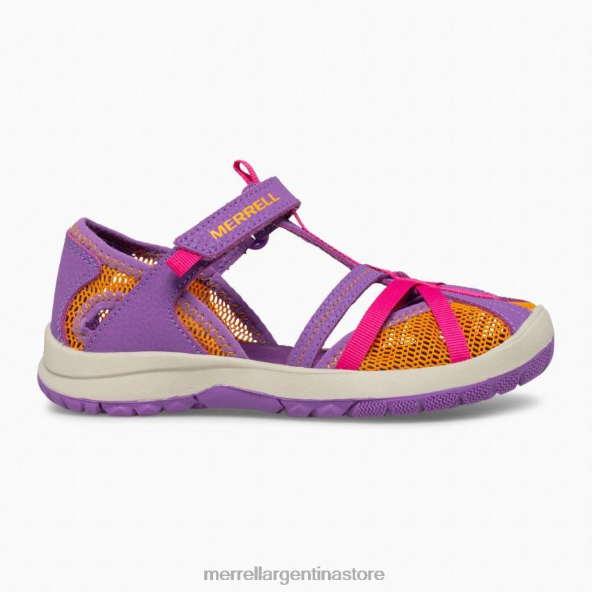 niños zapatos morado/naranja NL2ZZ1415 Merrell sandalia libélula (mk165698k)