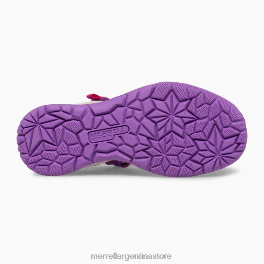 niños zapatos morado/naranja NL2ZZ1415 Merrell sandalia libélula (mk165698k)