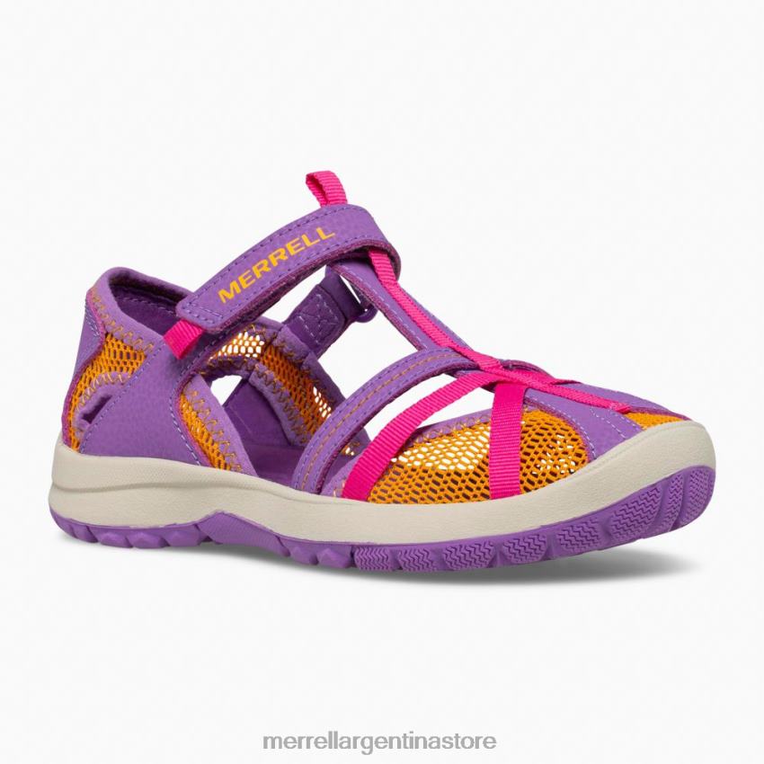 niños zapatos morado/naranja NL2ZZ1415 Merrell sandalia libélula (mk165698k)