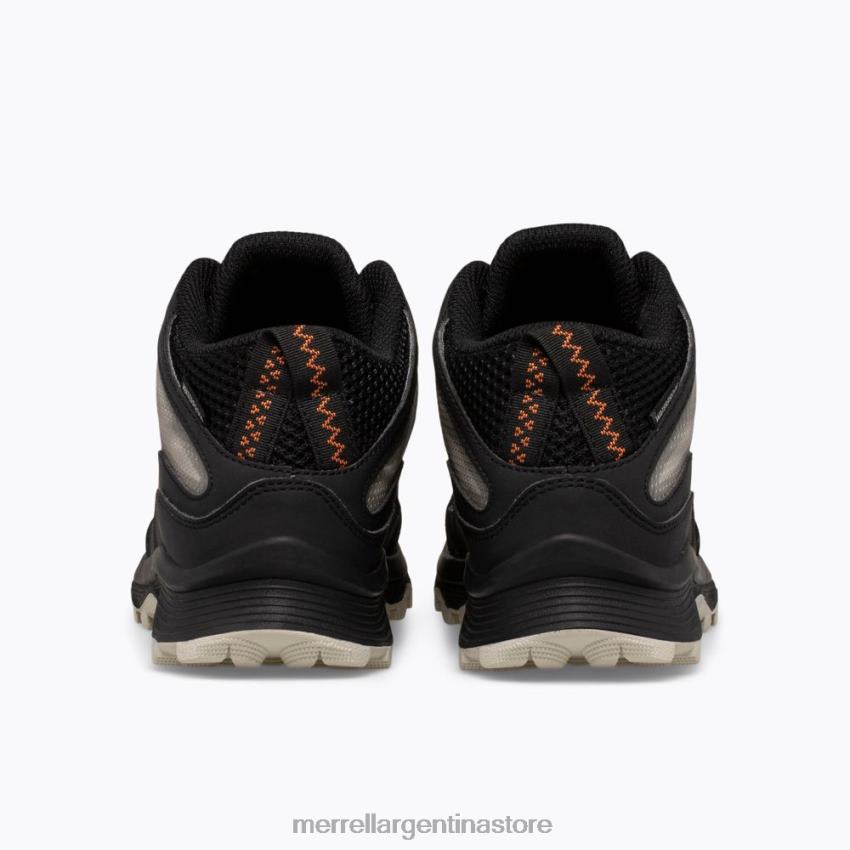 niños zapatos negro NL2ZZ1378 Merrell moab speed mid resistente al agua (mk265424)
