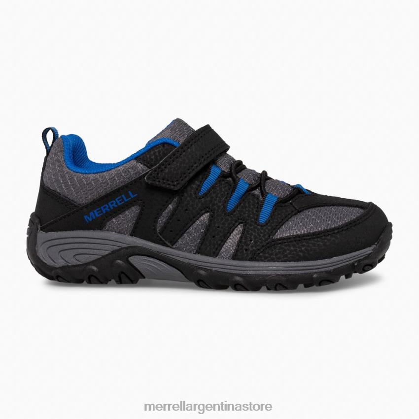 niños zapatos negro/gris/azul real NL2ZZ1455 Merrell tenis bajos outback 2 (mk265719)
